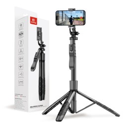 SelfieGo Ultra Aluminiowy selfie stick Bluetooth tripod (33-… | PartsPC.pl
