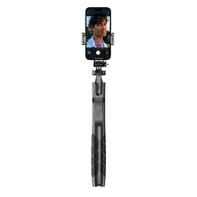SelfieGo Ultra Aluminiowy selfie stick Bluetooth tripod (33-… | PartsPC.pl
