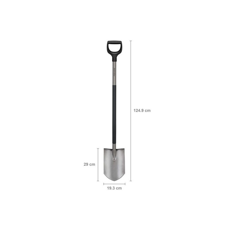 Szpadel ostry szary Ergonomic 1067511 | PartsPC.pl