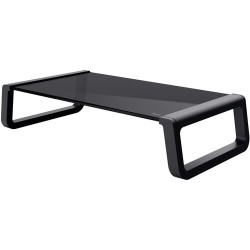 Podstawka pod monitor MONTA GLASS czarna | PartsPC.pl