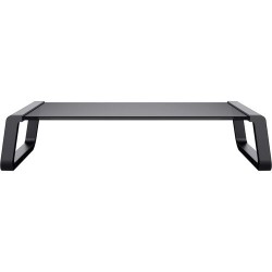 Podstawka pod monitor MONTA GLASS czarna | PartsPC.pl