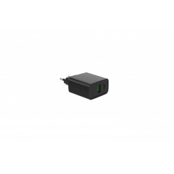 Ładowarka PowerDelivery USB-A USB-C 20W Czarna | PartsPC.pl