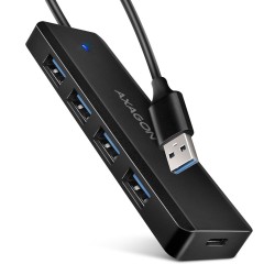 HUE-C1A 4-portowy hub USB 5Gbps Travel, USB-C power IN, kabe… | PartsPC.pl