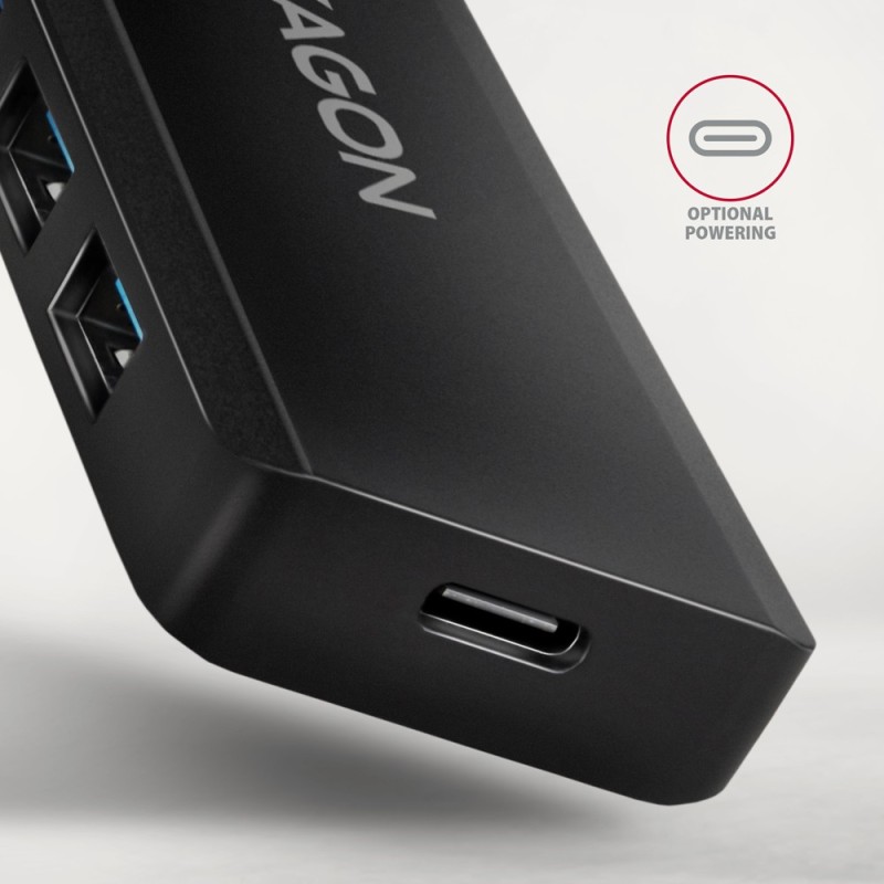 HUE-C1A 4-portowy hub USB 5Gbps Travel, USB-C power IN, kabe… | PartsPC.pl
