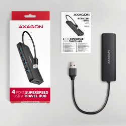 HUE-C1A 4-portowy hub USB 5Gbps Travel, USB-C power IN, kabe… | PartsPC.pl