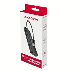 HUE-C1A 4-portowy hub USB 5Gbps Travel, USB-C power IN, kabe… | PartsPC.pl