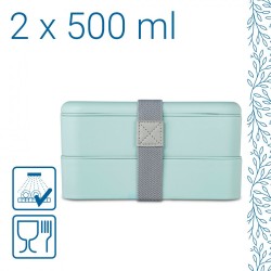 Lunchbox poziomowy Hama na żywność 500 ml TO GO | PartsPC.pl