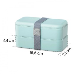Lunchbox poziomowy Hama na żywność 500 ml TO GO | PartsPC.pl