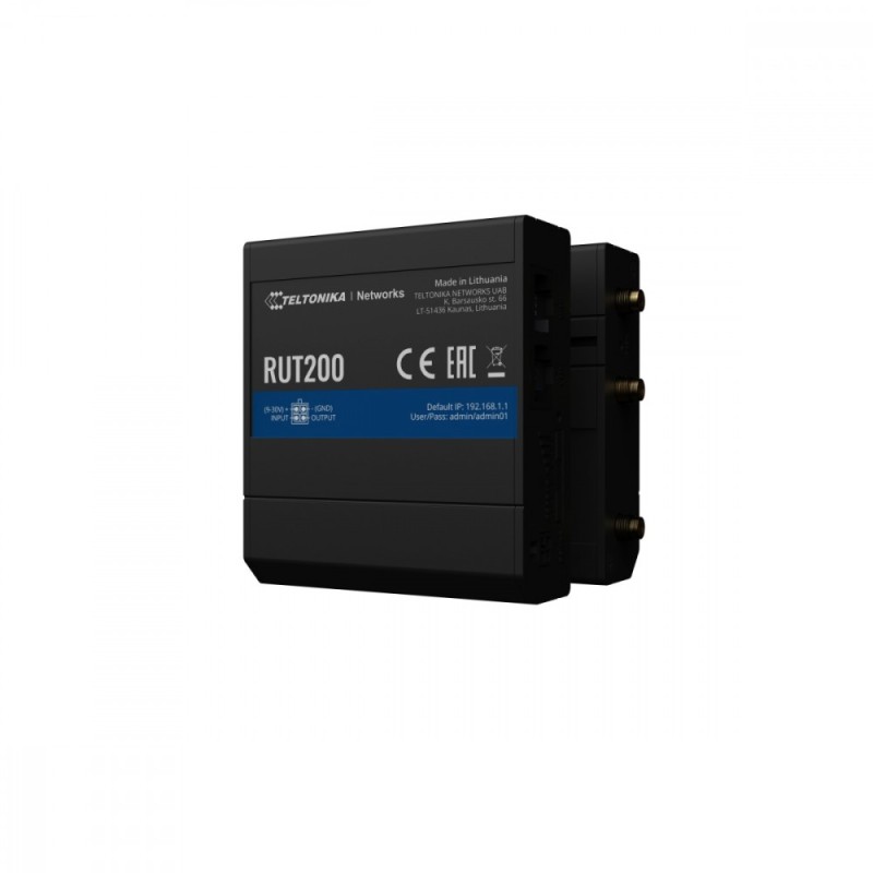 Router 4G/LTE RUT200 (Cat 4), 3G, 2G, WIFI, Ethernet | PartsPC.pl