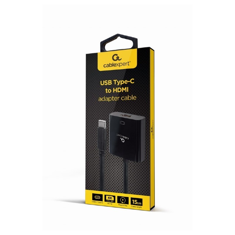 Adapter USB-C do HDMI 4K 60Hz żeński 15 cm | PartsPC.pl