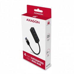 HUE-M1A Hub 4-portowy Mini metalowy USB 3.2 Gen 1, 20cm USB-… | PartsPC.pl