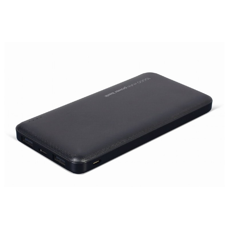 PowerBank 10 000 mAh czarny | PartsPC.pl