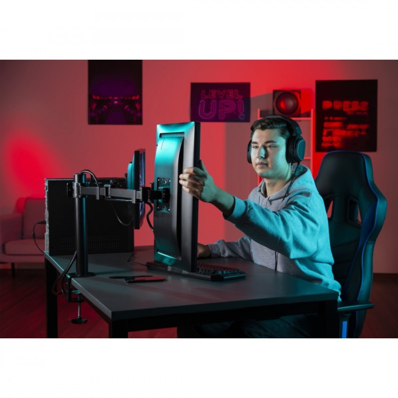 Uchwyt do monitora plus 2 ramiona 13-35 cali | PartsPC.pl