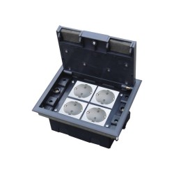 Puszka podłogowa (floorbox) 4M (45x45) regulowana głębokość,… | PartsPC.pl