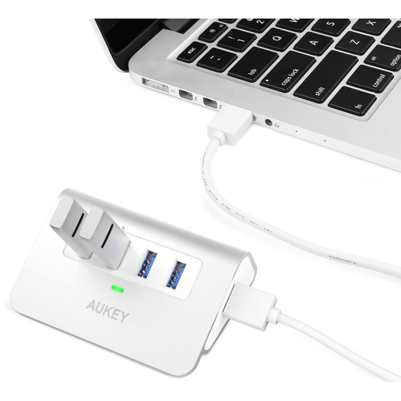 CB-H5 HUB USB aluminiowy HUB USB-A | 4xUSB 3.0 | 5Gbps | PartsPC.pl
