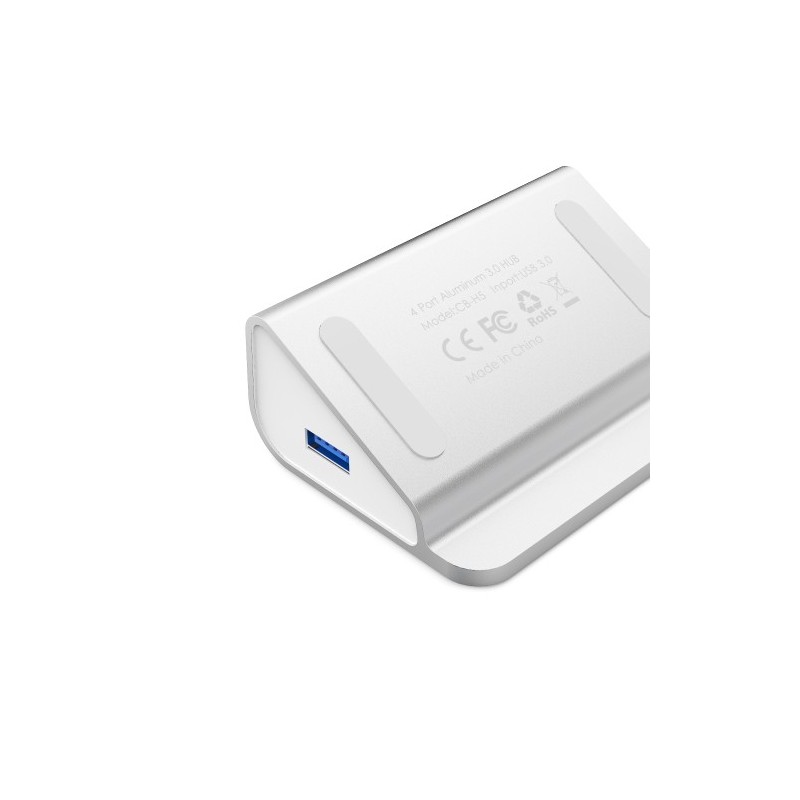 CB-H5 HUB USB aluminiowy HUB USB-A | 4xUSB 3.0 | 5Gbps | PartsPC.pl