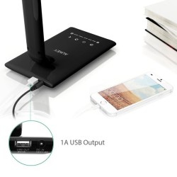LT-T10 Black lampa biurkowa LED dotykowa | 12W | 3000-6500K … | PartsPC.pl