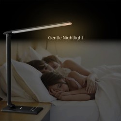 LT-T10 Black lampa biurkowa LED dotykowa | 12W | 3000-6500K … | PartsPC.pl