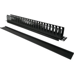 Organizator kabli 1U 19" z pokrywą maskującą | PartsPC.pl