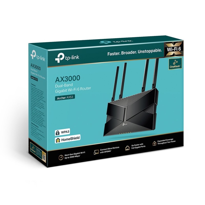 Router Archer AX53 AX3000 4LAN 1WAN | PartsPC.pl