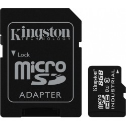 Karta microSD  8GB CL10 UHS-I Industrial | PartsPC.pl