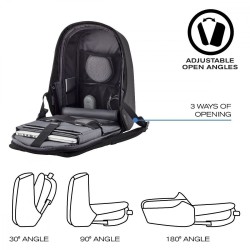 Plecak antykradzieżowy BOBBY HERO SMALL BLACK | PartsPC.pl
