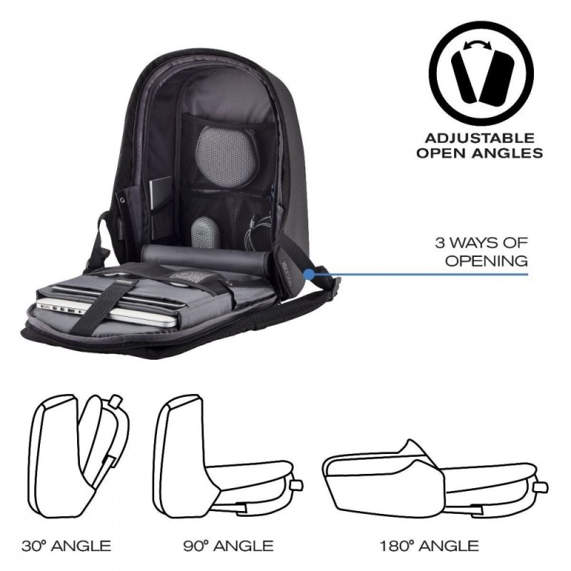 Plecak antykradzieżowy BOBBY HERO SMALL BLACK | PartsPC.pl