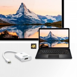 Adapter Mini DisplayPort do HDMI 4K | PartsPC.pl