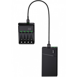 Ładowarka VitalCharger + 4x akumulatory AA 2000mAh | PartsPC.pl