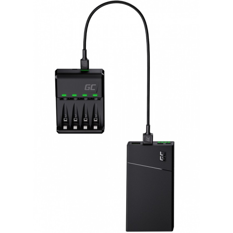 Ładowarka VitalCharger + 4x akumulatory AA 2000mAh | PartsPC.pl