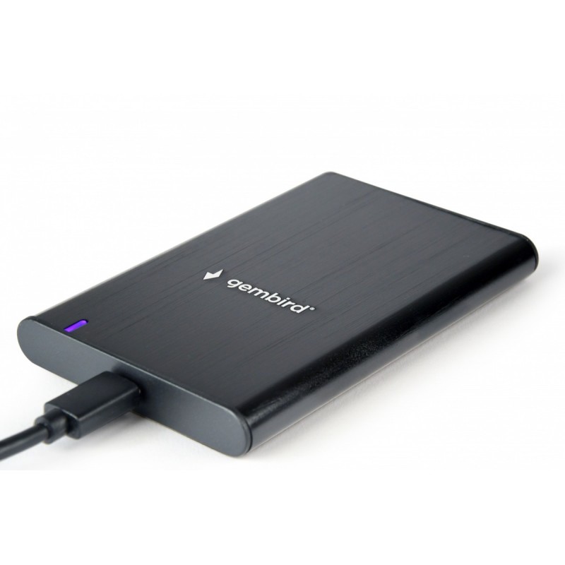 Obudowa zewnętrzna 2.5 cala USB 3.1 Czarna | PartsPC.pl