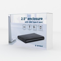 Obudowa zewnętrzna 2.5 cala USB 3.1 Czarna | PartsPC.pl