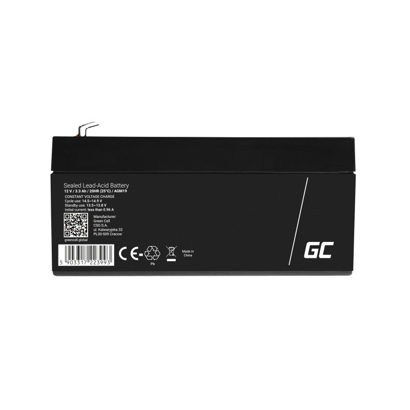 Akumulator AGM 12V 3.3Ah | PartsPC.pl