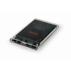 Obudowa zewnętrzna 2.5 USB 3.0 przezroczysta | PartsPC.pl