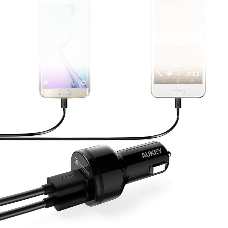 CC-T8 ultraszybka ładowarka samochodowa 2xUSB Quick Charge 3… | PartsPC.pl