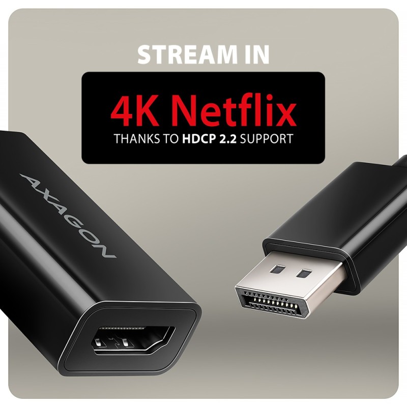 RVD-HI20N Adapter aktywny DisplayPort -> HDMI 1.4, 4K/60Hz, … | PartsPC.pl