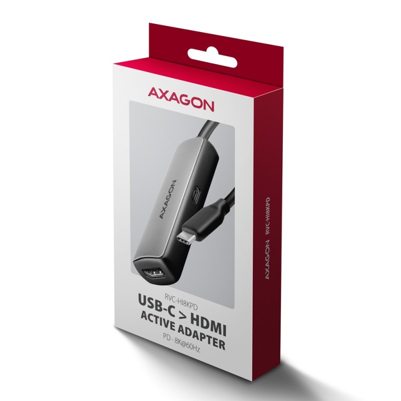 RVC-HI8KPD Adapter aktywny USB-C -> HDMI 8K/60Hz, Aluminum, … | PartsPC.pl