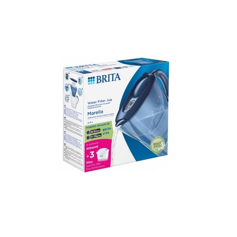 Dzbanek filtrujący Marella 2.4l + 3 wkłady Pure Performance | PartsPC.pl
