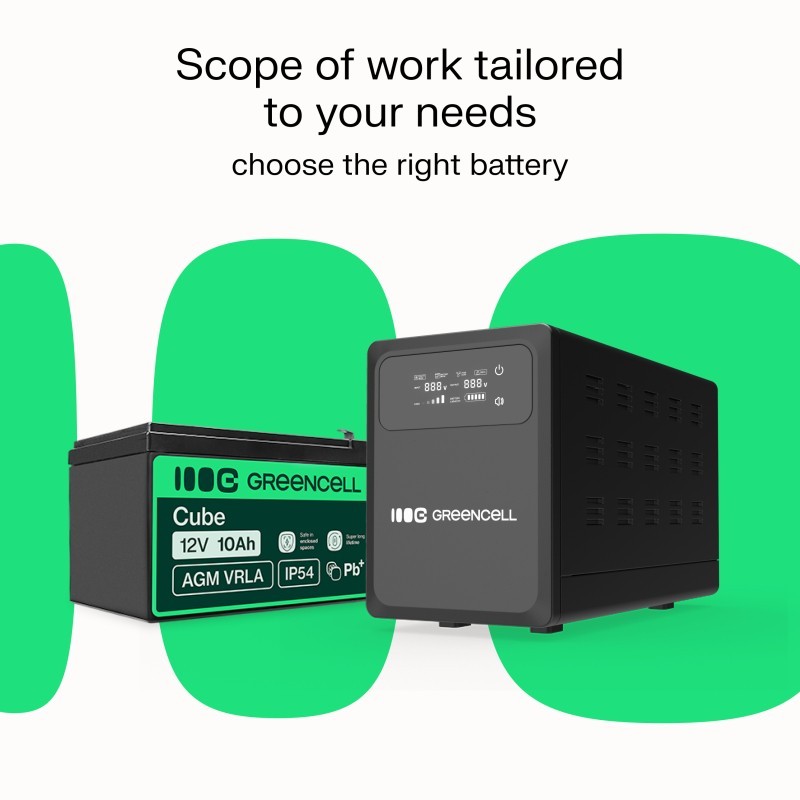 Zasilacz awaryjny UPS AVR PowerCore 800W/1200VA 12VDC | PartsPC.pl