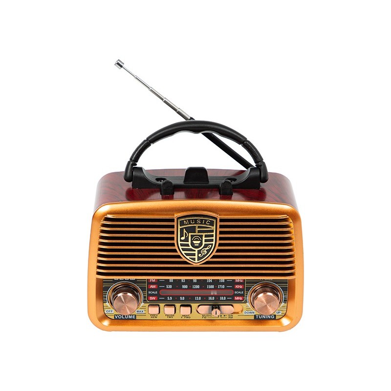 Radio przenośne analogowe RA10 AM/FM solarne | PartsPC.pl