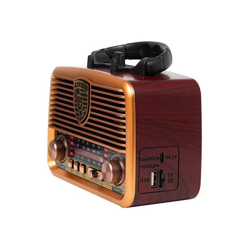 Radio przenośne analogowe RA10 AM/FM solarne | PartsPC.pl