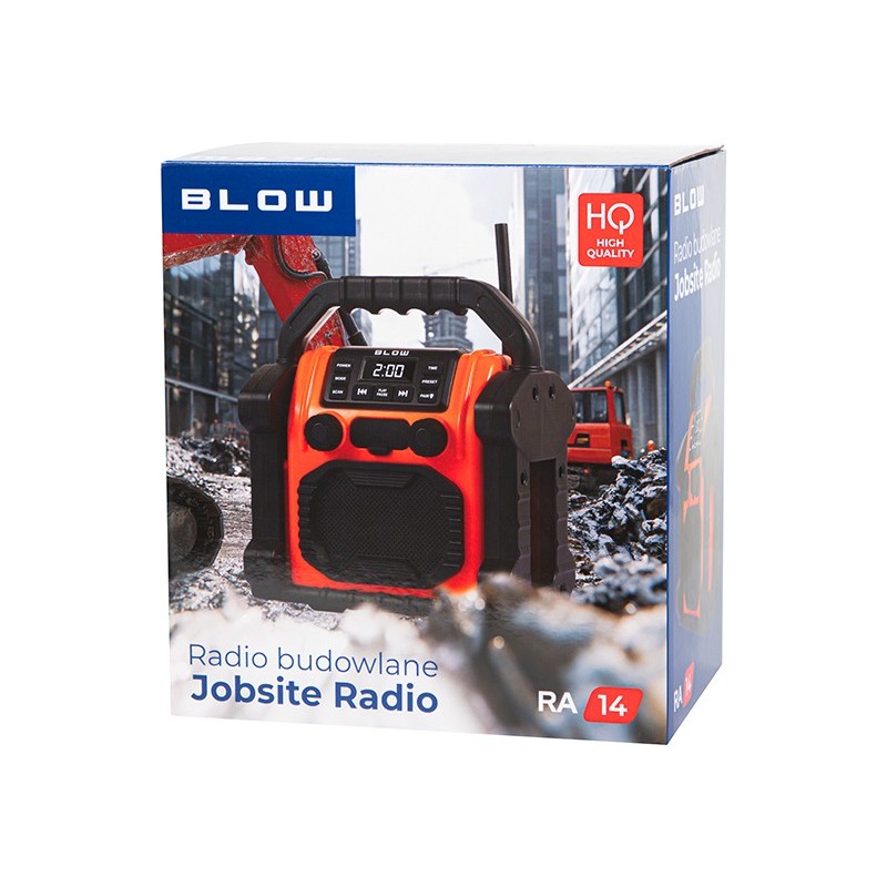 Radio przenośne RA14 AM/FM budowlane | PartsPC.pl