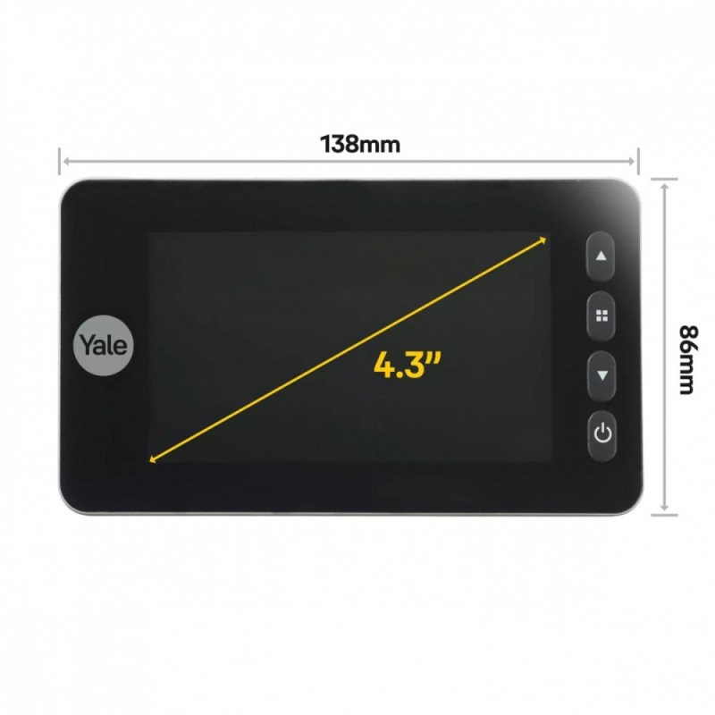 Elektroniczny wizjer drzwiowy DDV 5800 | PartsPC.pl