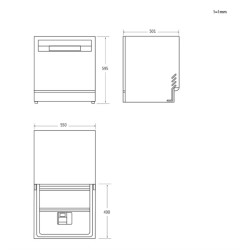 Zmywarka kompaktowa CP 8F9FFA | PartsPC.pl