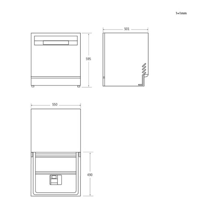 Zmywarka kompaktowa CP 8F9FFA | PartsPC.pl