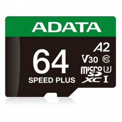 Karta microSD Speed Plus 64GB UHS1 U3 V30 A2 160/140 MB/s | PartsPC.pl