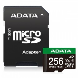 Karta microSD Speed Plus 256GB UHS1 U3 V30 A2 180/160 MB/s | PartsPC.pl