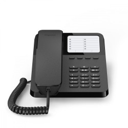 Telefon przewodowy Desk400 Czarny | PartsPC.pl