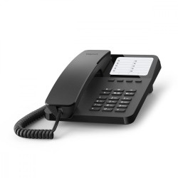 Telefon przewodowy Desk400 Czarny | PartsPC.pl