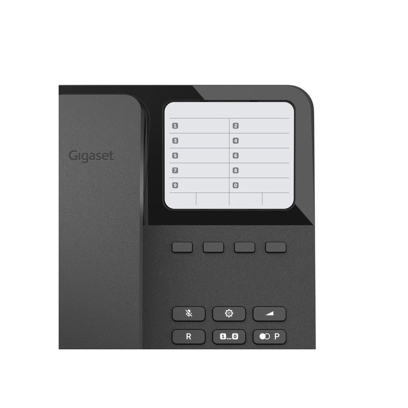 Telefon przewodowy Desk400 Czarny | PartsPC.pl